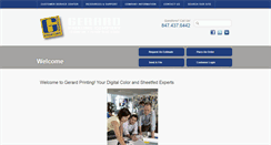 Desktop Screenshot of gerardprinting.com